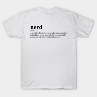 Nerd Definition T-Shirt